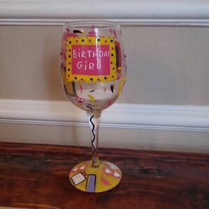 Lolita Wine Glass "Birthday Girl"